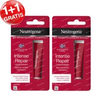 Neutrogena Lippenbalsem Intens Herstel 1+1 GRATIS 2x15 ml