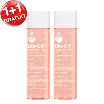 Bio-Oil Huile de Soin Cicatrices et Vergetures 1+1 GRATUIT 2x200 ml