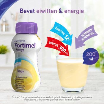 Fortimel Energy Aardbei TRIO 12x200 ml