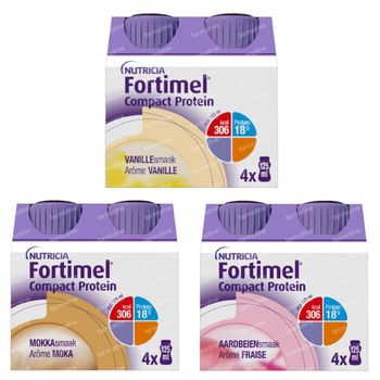 Fortimel Compact Protein Mixed Multipack 12x125 ml