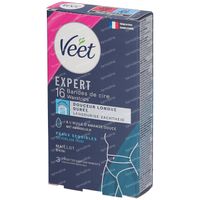 Veet Expert Bandes de Cire Maillot Peau Sensible 16 bandes