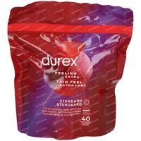 Durex® Thin Feel Extra Lube Condooms 40 condooms