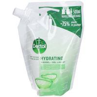Dettol Hydrating Gel Lavant Antibactérien Aloe Vera Recharge 500 ml gel nettoyant
