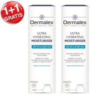 Dermalex Ultra Hydrating Moisturiser Droge Huid 1+1 GRATIS 2x200 g