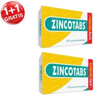 Zincotabs 1+1 GRATIS 2x120 tabletten