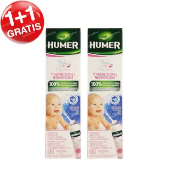 Humer Spray Isotonisch Kind 1+1 GRATIS 2x150 ml spray