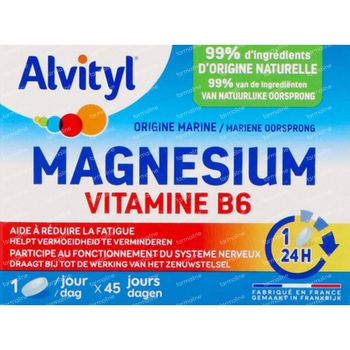 Alvityl® Magnesium Vitamine B6 1+1 GRATIS 2x45 tabletten