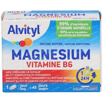 Alvityl® Magnesium Vitamine B6 1+1 GRATIS 2x45 tabletten