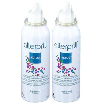 Allerprill® Spray Nettoyage Physiologique du Nez 1+1 GRATUIT 2x100 ml spray