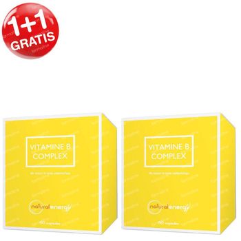 Natural Energy Vitamine B Complex 1+1 GRATIS 2x60 capsules