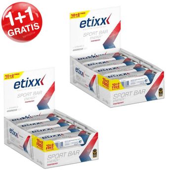 Etixx Energy Sportbar Red Fruits 1+1 GRATIS 24x40 g