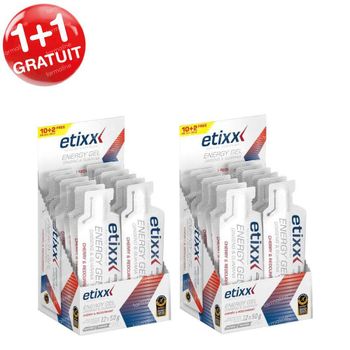 Etixx Ginseng & Guarana Energy Gel 1+1 GRATUIT 24x50 g