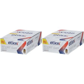 Etixx Energy Sport Bar Chocolate 1+1 GRATUIT 24x40 g
