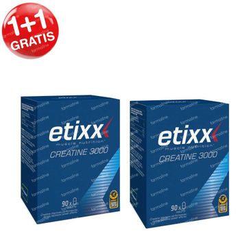 Etixx Creatine 3000 1+1 GRATIS 2x90 tabletten