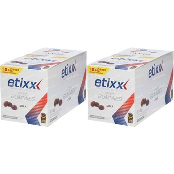 Etixx Sport Gummies Cola 1+1 GRATIS 24x40 g