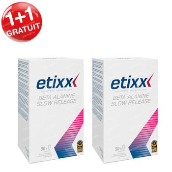 Etixx Beta Alanine Slow Release 1+1 GRATUIT 2x90 comprimés