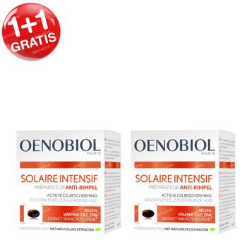 Oenobiol Solaire Intensif Anti-Rimpel 1+1 GRATIS 2x30 capsules