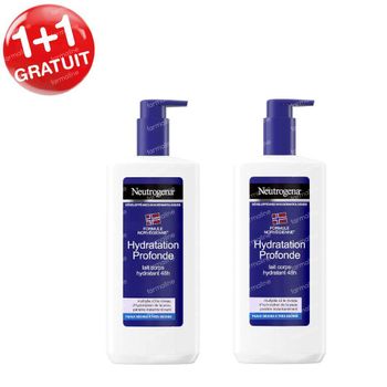 Neutrogena® Formule Norvégienne Deep Moisture Bodylotion 1+1 GRATUIT 2x400 ml lotion