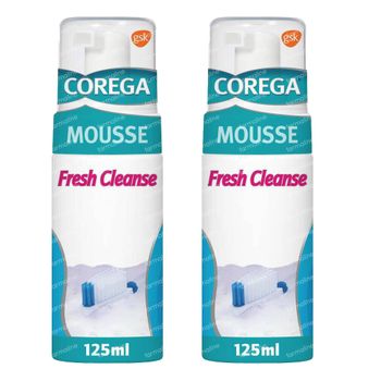 Corega Fresh Cleanse Mousse 1+1 GRATIS 2x125 ml mousse