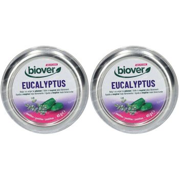 Biover Eucalyptus 1+1 GRATIS 2x45 g pastille