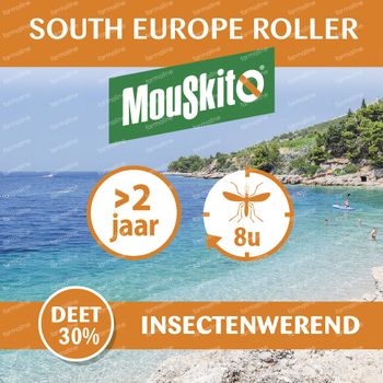 Mouskito® South Europe Roller 30% Deet 1+1 GRATIS 2x75 ml roller