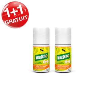 Mouskito® South Europe Roller 30% Deet 1+1 GRATUIT 2x75 ml rouleau