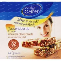 bijnaam Belegering consensus Weight Care Tussendoortje muesli chocolade 6 stuks online bestellen.