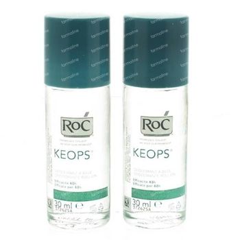 RoC Keops Déodorant à Bille Prix Réduit 2x30 ml rouleau