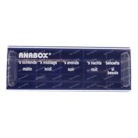 Anabox Pillbox 1 Dag 5 Vakken NL/FR Paars 1 st