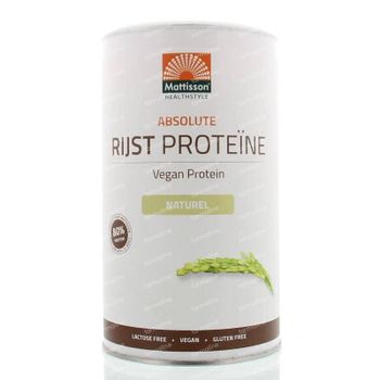 Mattisson Absolute rijst proteine poeder vegan 80% 400 g
